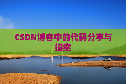 CSDN博客中的代码分享与探索